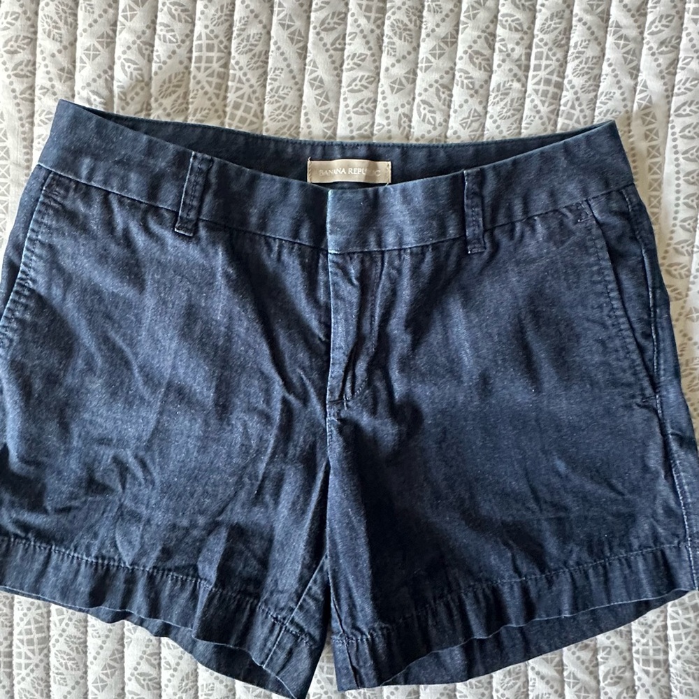 Banana Republic Dark Blue Jean Shorts